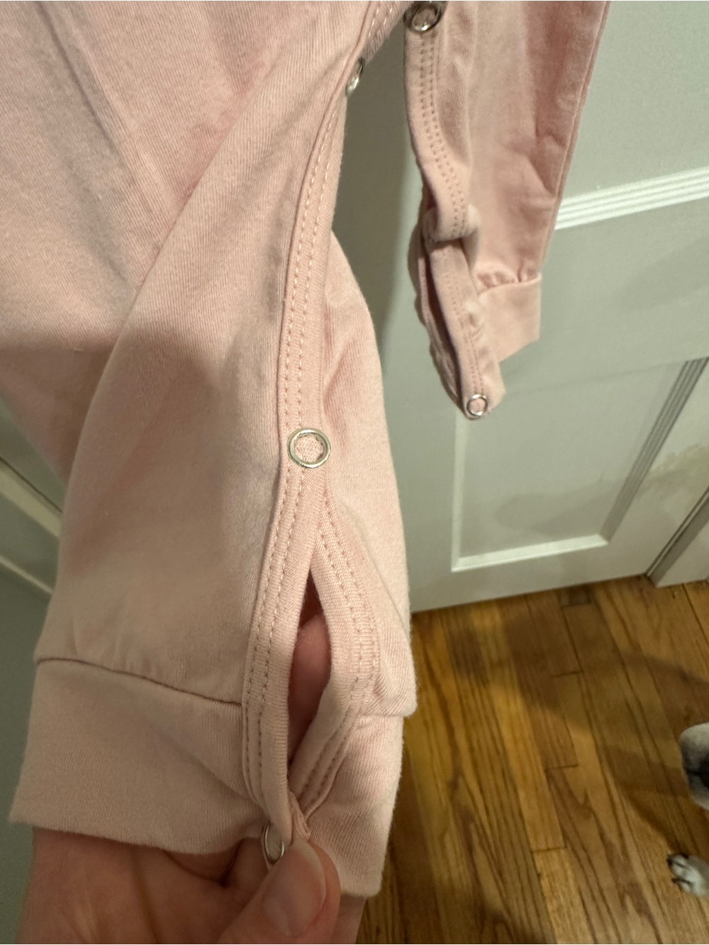 Pink Ruffle Strap Baby Romper SET - Picture 5 of 5